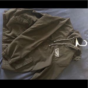 Black Vans Windbreaker